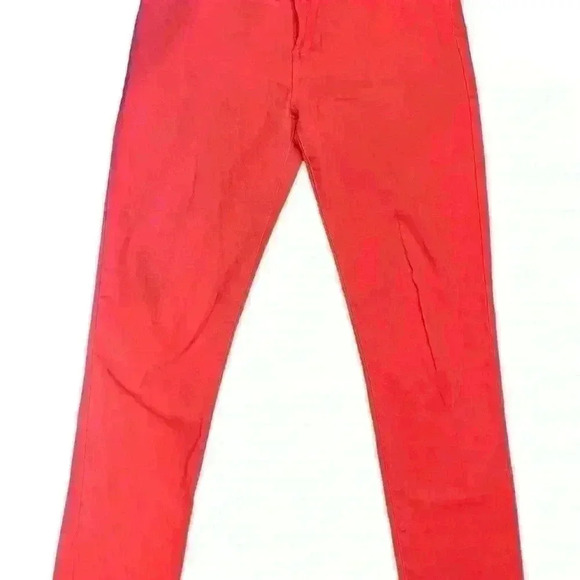 Judy Blue Womens High Waist  Tummy Control Skinny Jeans Zip Closure Red Size 13 - Picture 4 of 7